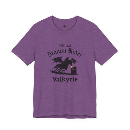 Personalized Barrel Racer Dragon Rider Jersey Short Sleeve Tee