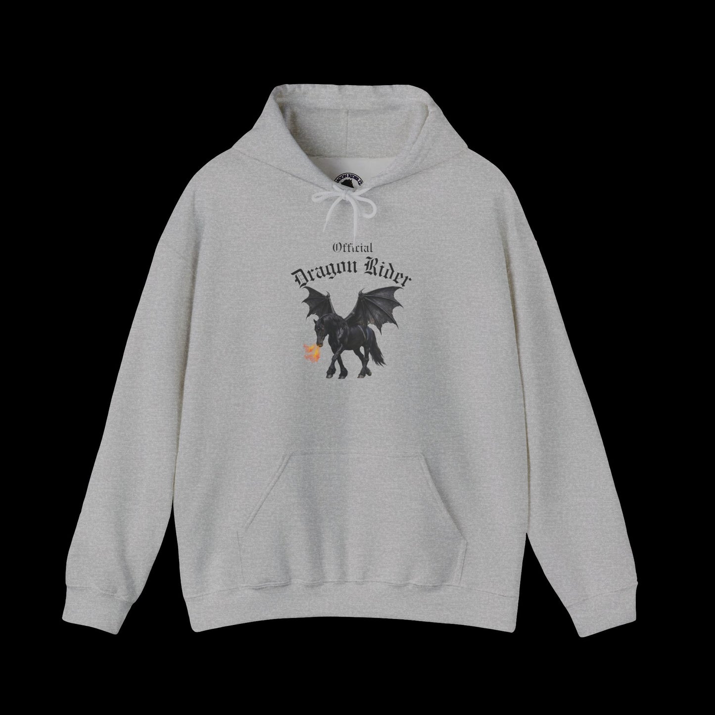 Black Official Dragon Rider Heavy Blend™ Hooded Sweatshirt