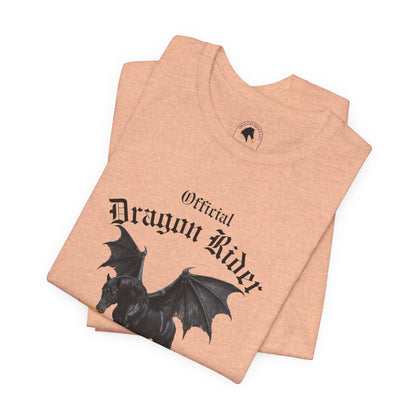 Personalized Black Dragon Rider Jersey Short Sleeve Tee