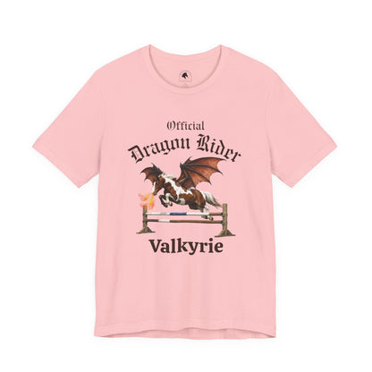 Personalized Chestnut & White Dragon Rider Jersey Short Sleeve Tee