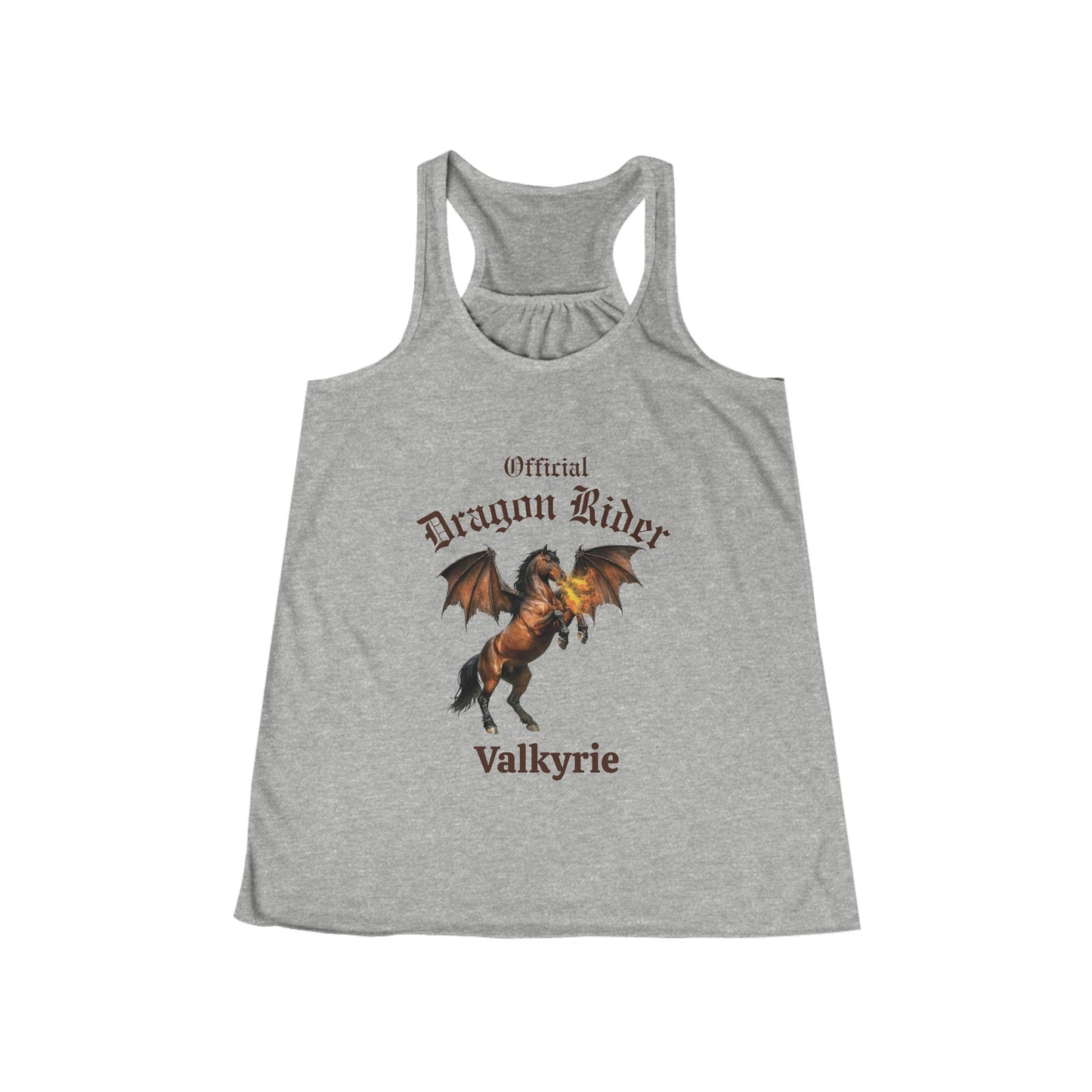 Personalized Bay Dragon Rider Women's Flowy Racerback Tank