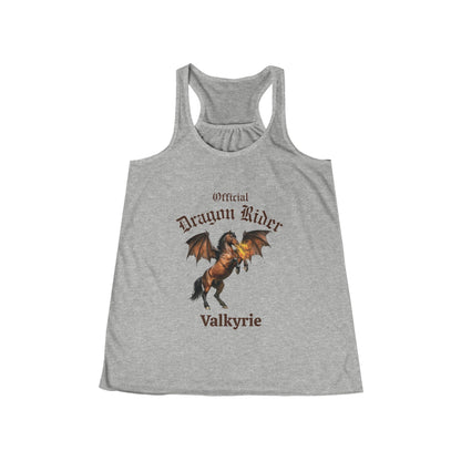 Personalized Bay Dragon Rider Women's Flowy Racerback Tank