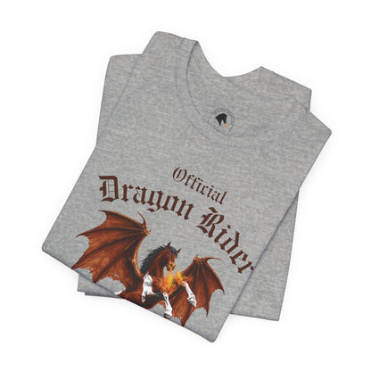 Personalized Bay & White Dragon Rider Jersey Short Sleeve Tee