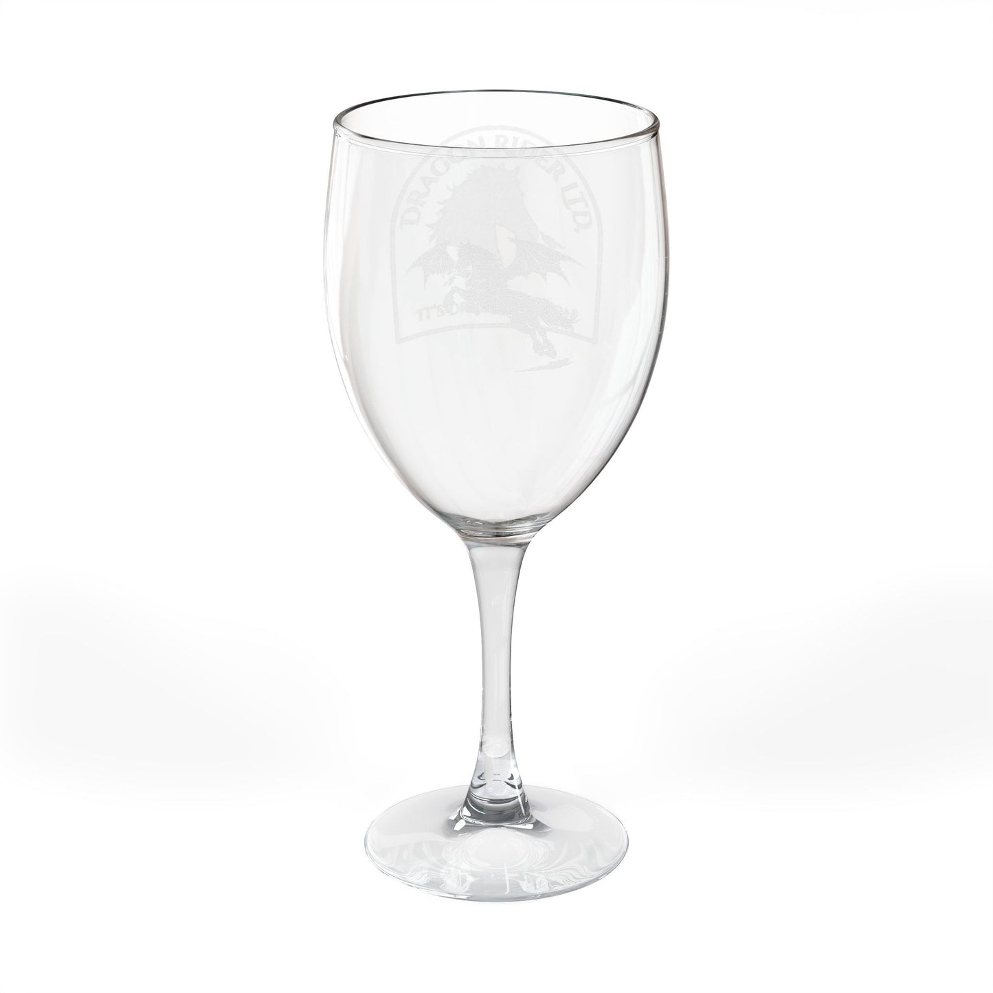Engraved 10.5oz Wine Glass