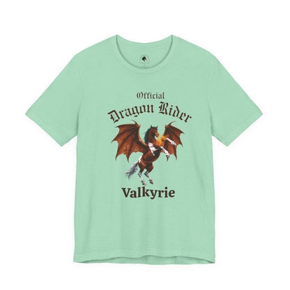 Personalized Bay & White Dragon Rider Jersey Short Sleeve Tee