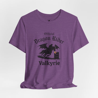 Personalized Barrel Racer Dragon Rider Jersey Short Sleeve Tee