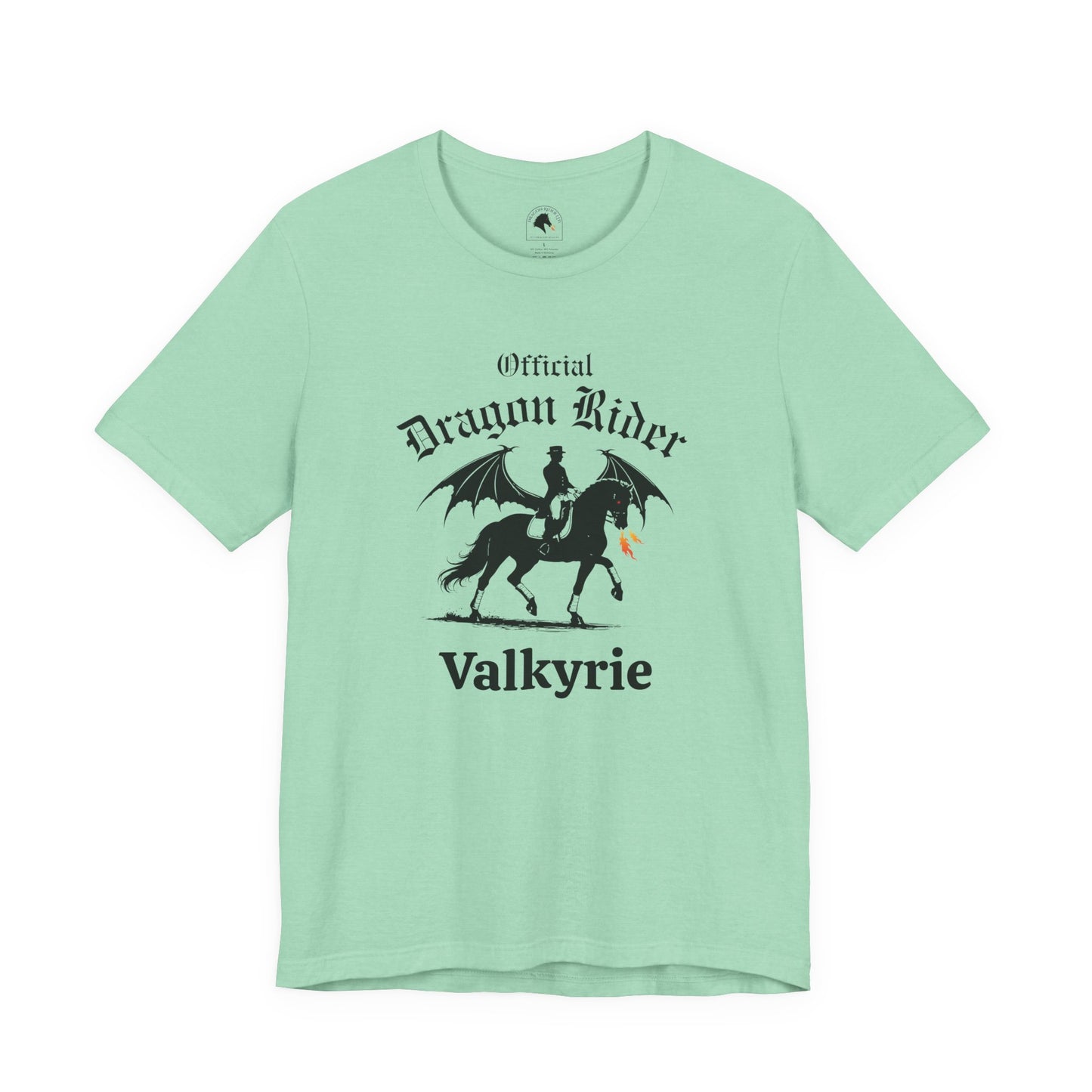 Personalized Dressage Dragon Rider Jersey Short Sleeve Tee