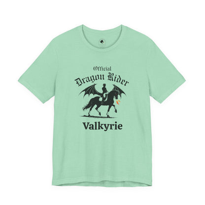 Personalized Dressage Dragon Rider Jersey Short Sleeve Tee