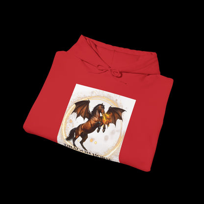 Bay Dragon Horse Heavy Blend™ Hooded Sweatshirt