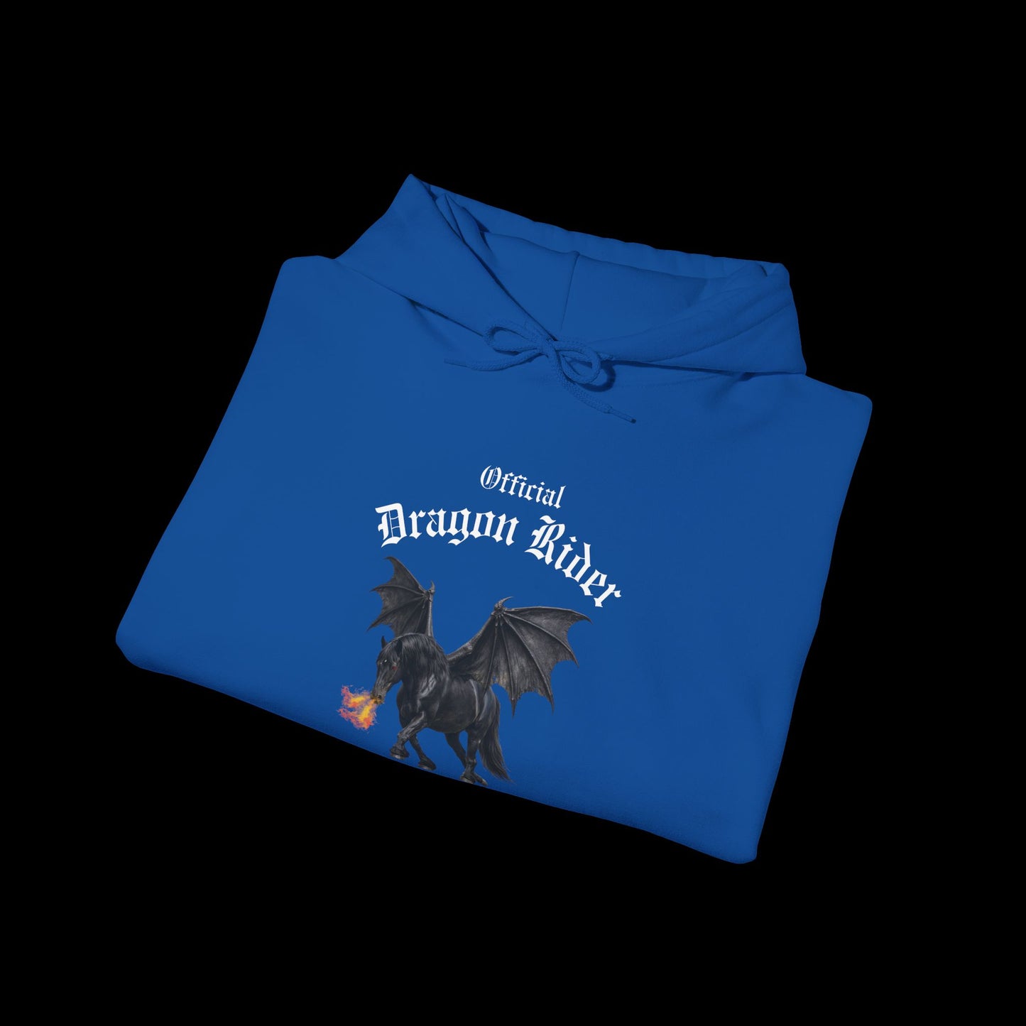 Black Official Dragon Rider Heavy Blend™ Hooded Sweatshirt