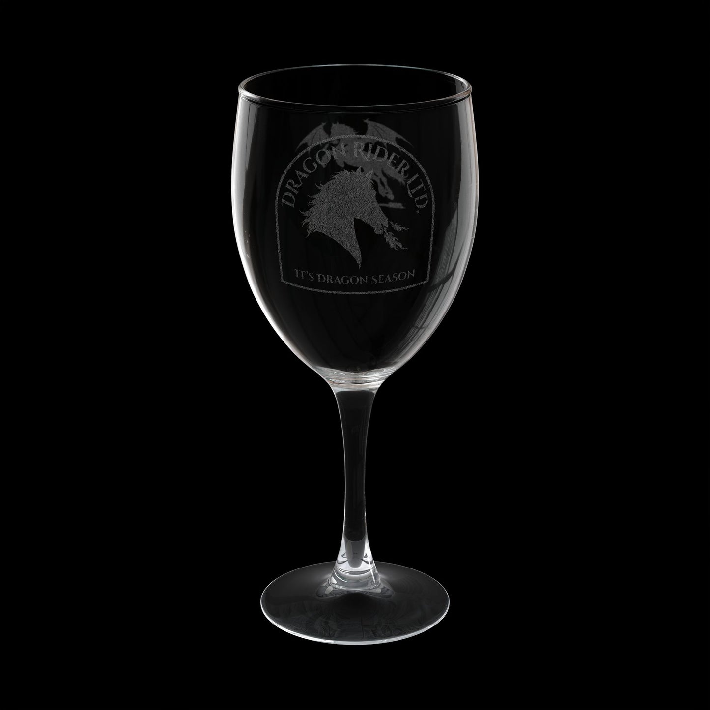 Engraved 10.5oz Wine Glass