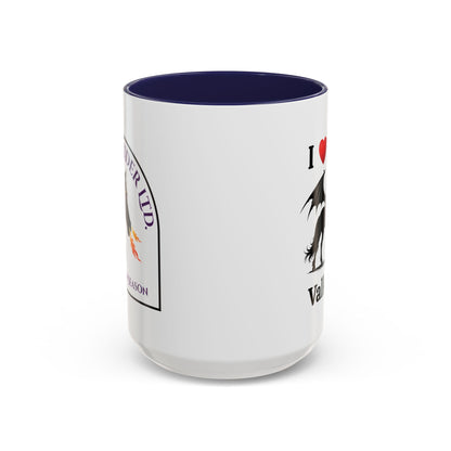 Personalized I Heart My Dragon Horse Accent Coffee Mug (15oz)