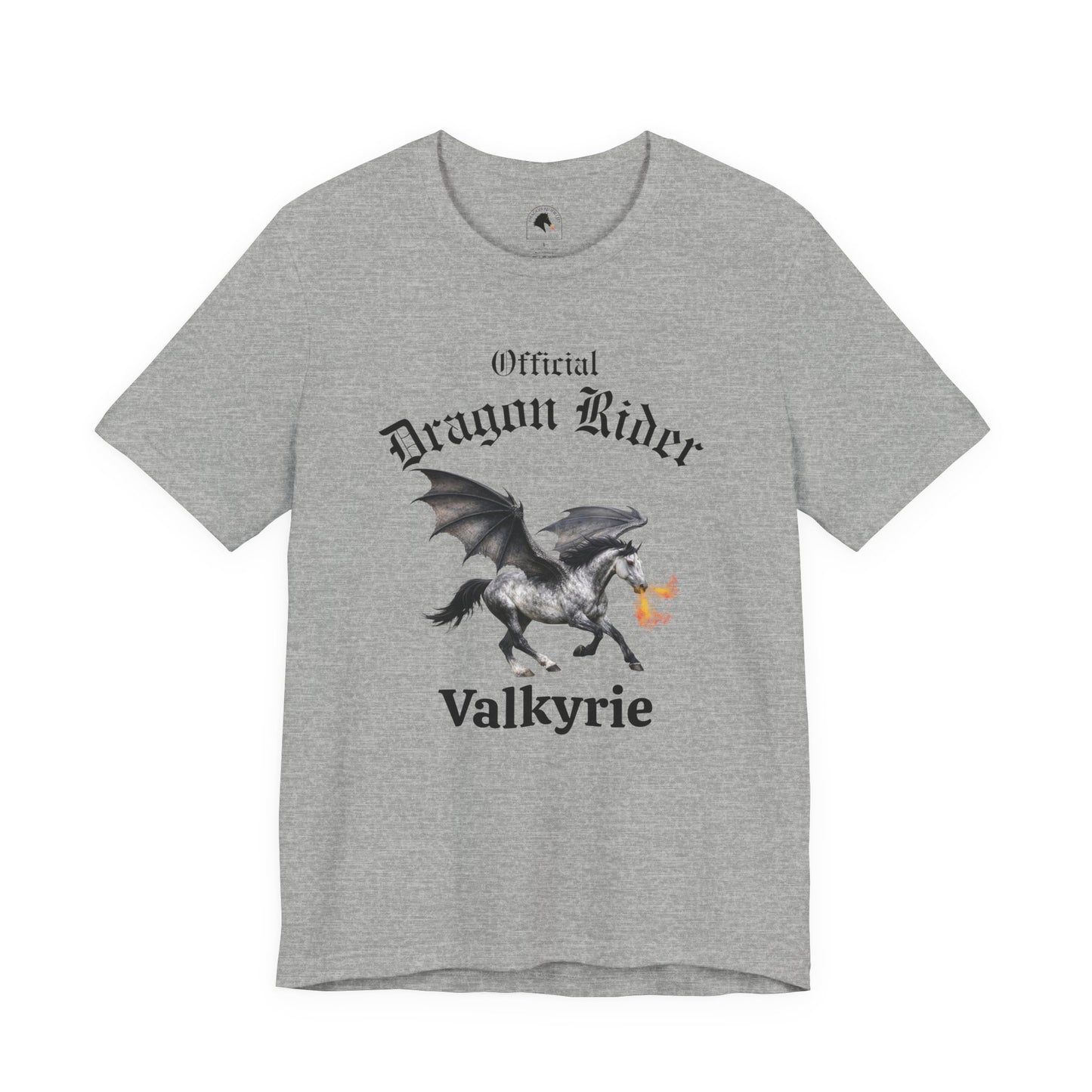 Personalized Gray Dragon Rider Jersey Short Sleeve Tee