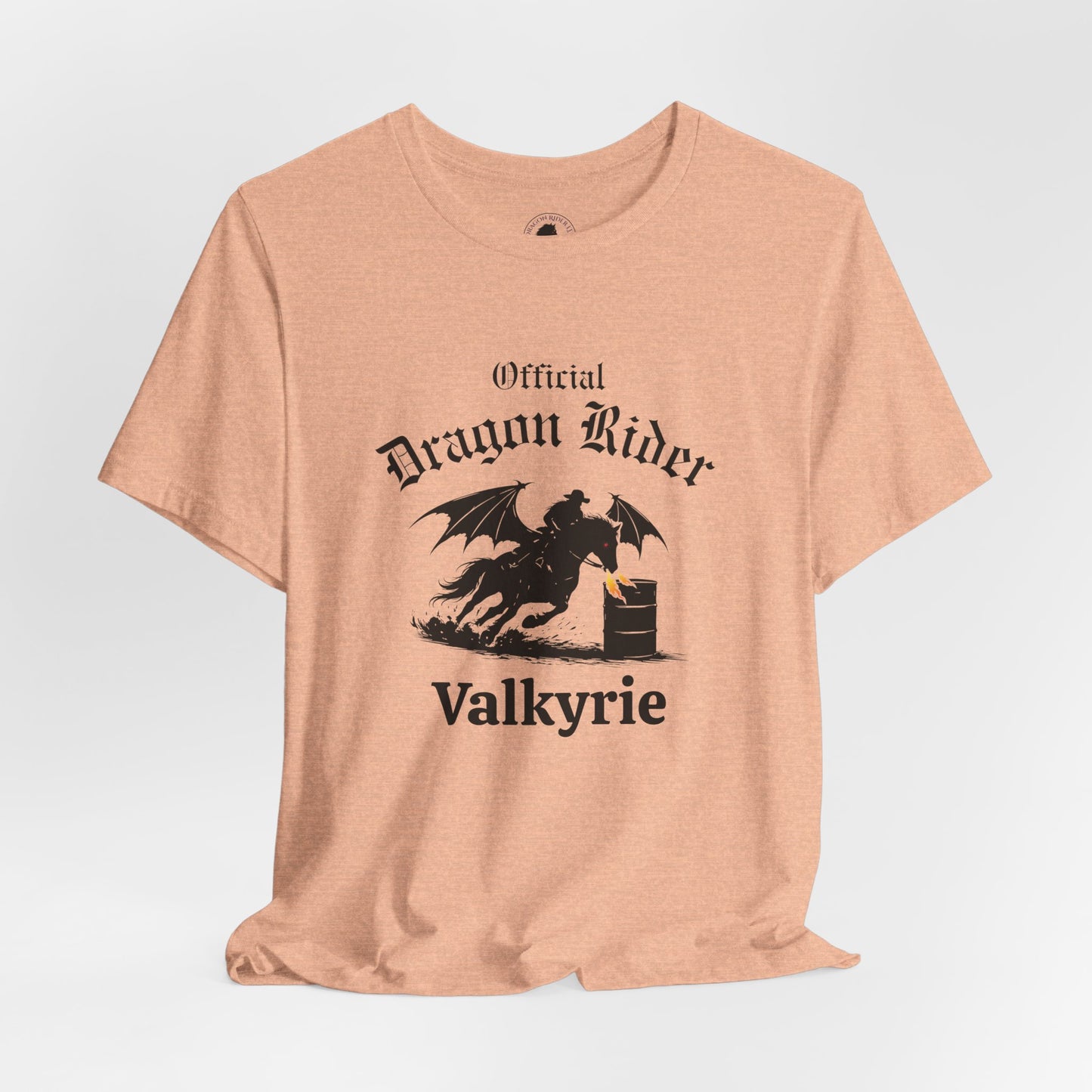 Personalized Barrel Racer Dragon Rider Jersey Short Sleeve Tee