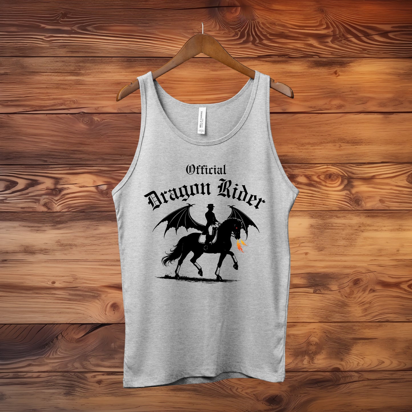 Official Dragon Rider Winged Horse Dressage Equestrian Fantasy Unisex Jersey Tank