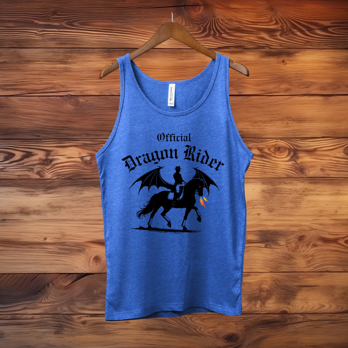 Official Dragon Rider Winged Horse Dressage Equestrian Fantasy Unisex Jersey Tank