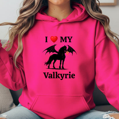 Personalized I Love My Dragon Horse Unisex Heavy Blend Hooded Sweatshirt