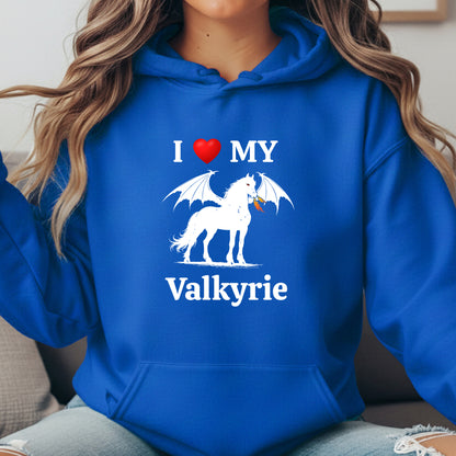 Personalized I Love My Dragon Horse Unisex Heavy Blend Hooded Sweatshirt