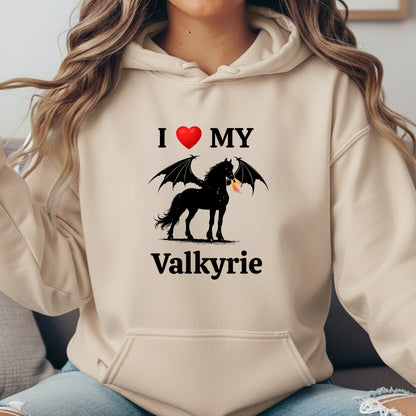 Personalized I Love My Dragon Horse Unisex Heavy Blend Hooded Sweatshirt