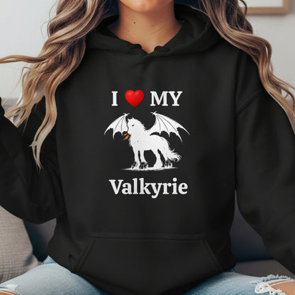 Personalized I Love My Dragon Horse Unisex Heavy Blend Hooded Sweatshirt