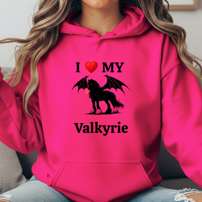 Personalized I Love My Dragon Horse Unisex Heavy Blend Hooded Sweatshirt