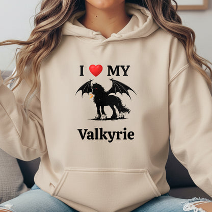 Personalized I Love My Dragon Horse Unisex Heavy Blend Hooded Sweatshirt