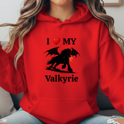Personalized I Love My Dragon Horse Unisex Heavy BlendHooded Sweatshirt