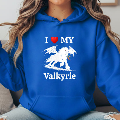 Personalized I Love My Dragon Horse Unisex Heavy BlendHooded Sweatshirt