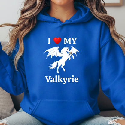 Personalized I Love My Dragon Horse Unisex Heavy Blend Hooded Sweatshirt