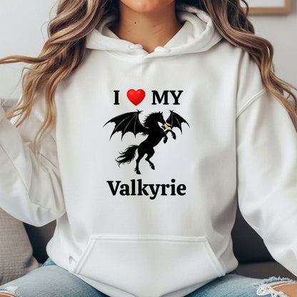Personalized I Love My Dragon Horse Unisex Heavy Blend Hooded Sweatshirt