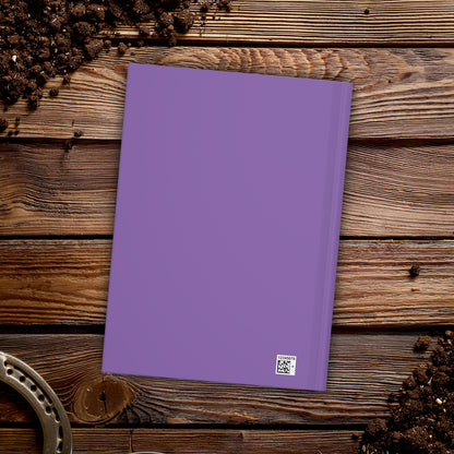 Personalized Light Purple Dragon Rider Horse Training Journal Fantasy Matte Hardcover Journal