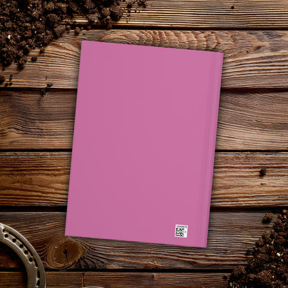 Personalized Pink Dragon Rider Horse Training Journal Fantasy Matte Hardcover Journal