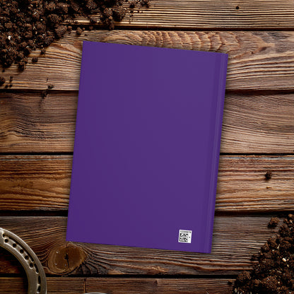 Personalized Purple Dragon Rider Horse Training Journal Fantasy Matte Hardcover Journal